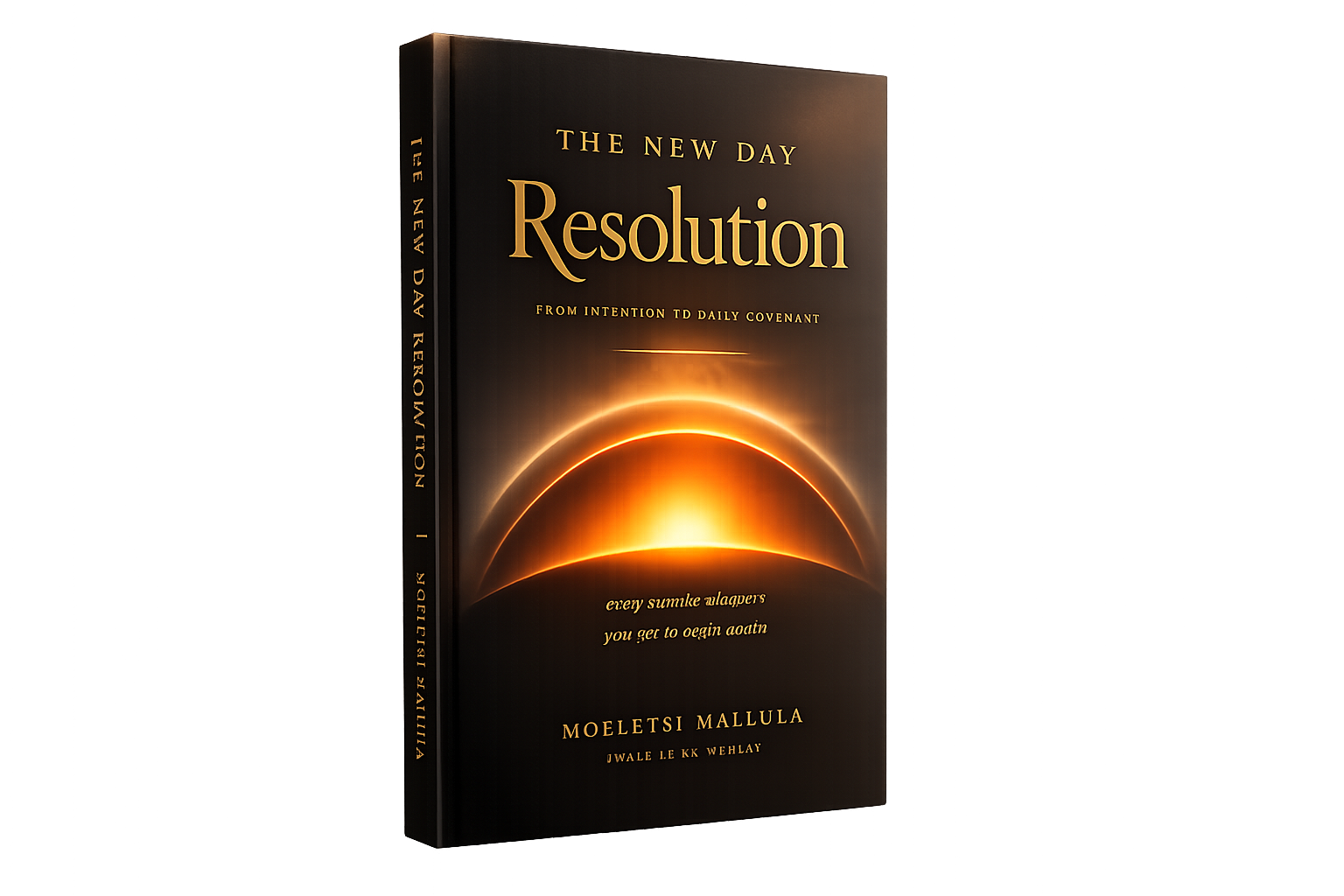 The New Day Resolution book mockup